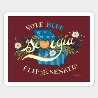 Georgia Senate Run-Off Sticker